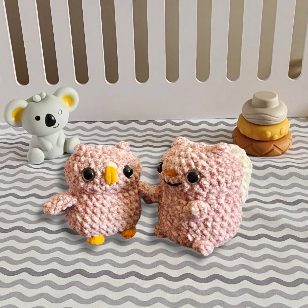 Handmade Crochet Squirrel Plush – Woodland Animal Friend