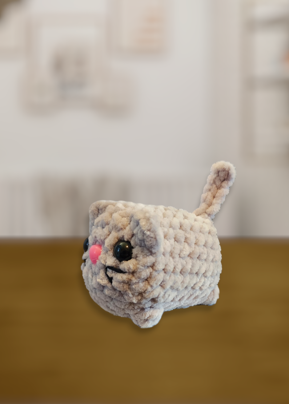 Cuddly Kitten Crochet Plushie