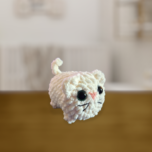 Cuddly Kitten Crochet Plushie