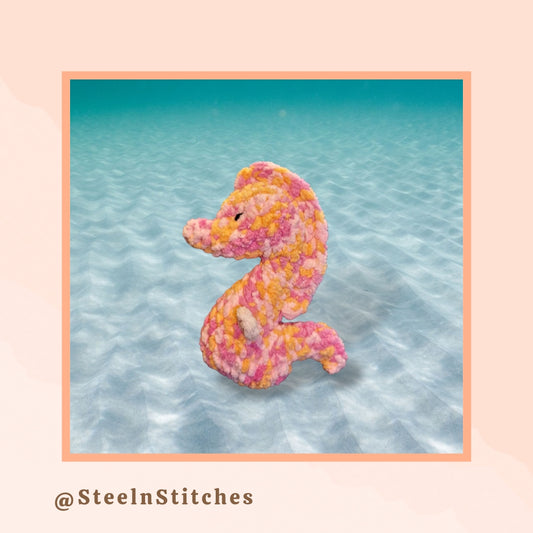 Coral Whisper Seahorse Rattle