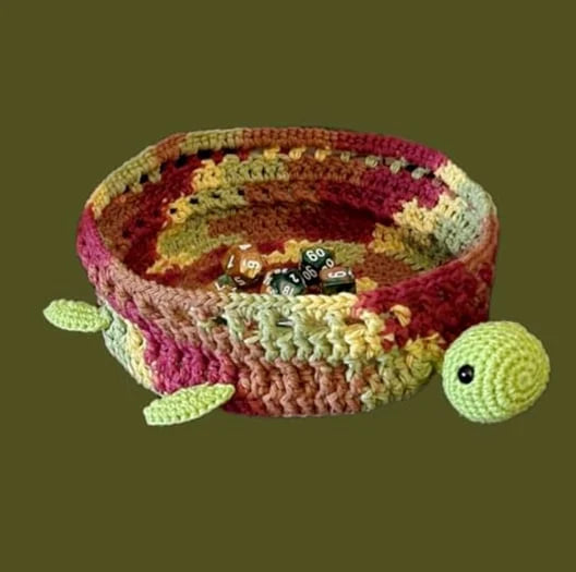 Turtle Dice Bag / Tray